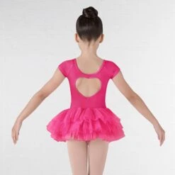 Bloch Ife Girls Tutu -Cheap Fit Dance Wear Store hot pink blcl8012 back hp 4