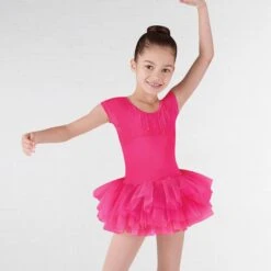 Bloch Ife Girls Tutu -Cheap Fit Dance Wear Store hot pink blcl8012 front hp 4