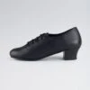 1st Position Leather Cuban Heel Oxford Shoes