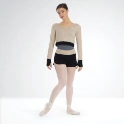 Intermezzo Super Soft Warm Up Shorts -Cheap Fit Dance Wear Store im5277 black