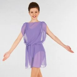 1st Position Lyrical Tunic -Cheap Fit Dance Wear Store lilac q78 li 1