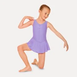 Roch Valley Sleeveless Skirted Leotard -Cheap Fit Dance Wear Store lilac rvistdj lilac 1