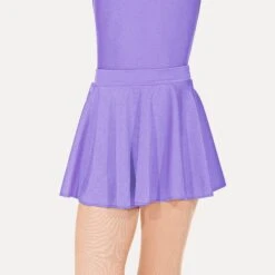 Roch Valley Nylon Lycra Circular Short Skirt -Cheap Fit Dance Wear Store lilac rvlcss lilac 1