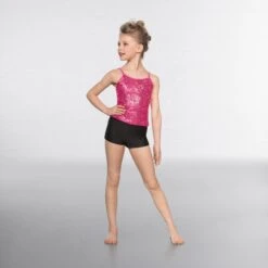 1st Position Sequin Camisole Top -Cheap Fit Dance Wear Store magenta coub0003 magenta 2