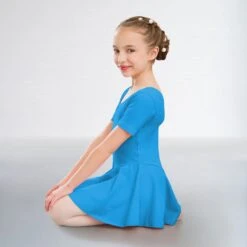1st Position Hannah Skirted Leotard Cotton -Cheap Fit Dance Wear Store marine q12 marine 1 1