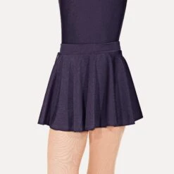 Roch Valley Nylon Lycra Circular Short Skirt -Cheap Fit Dance Wear Store navy blue rvlcss navy 1