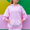 ONYRO Kangaroo Summer Pink Organic Hoodie