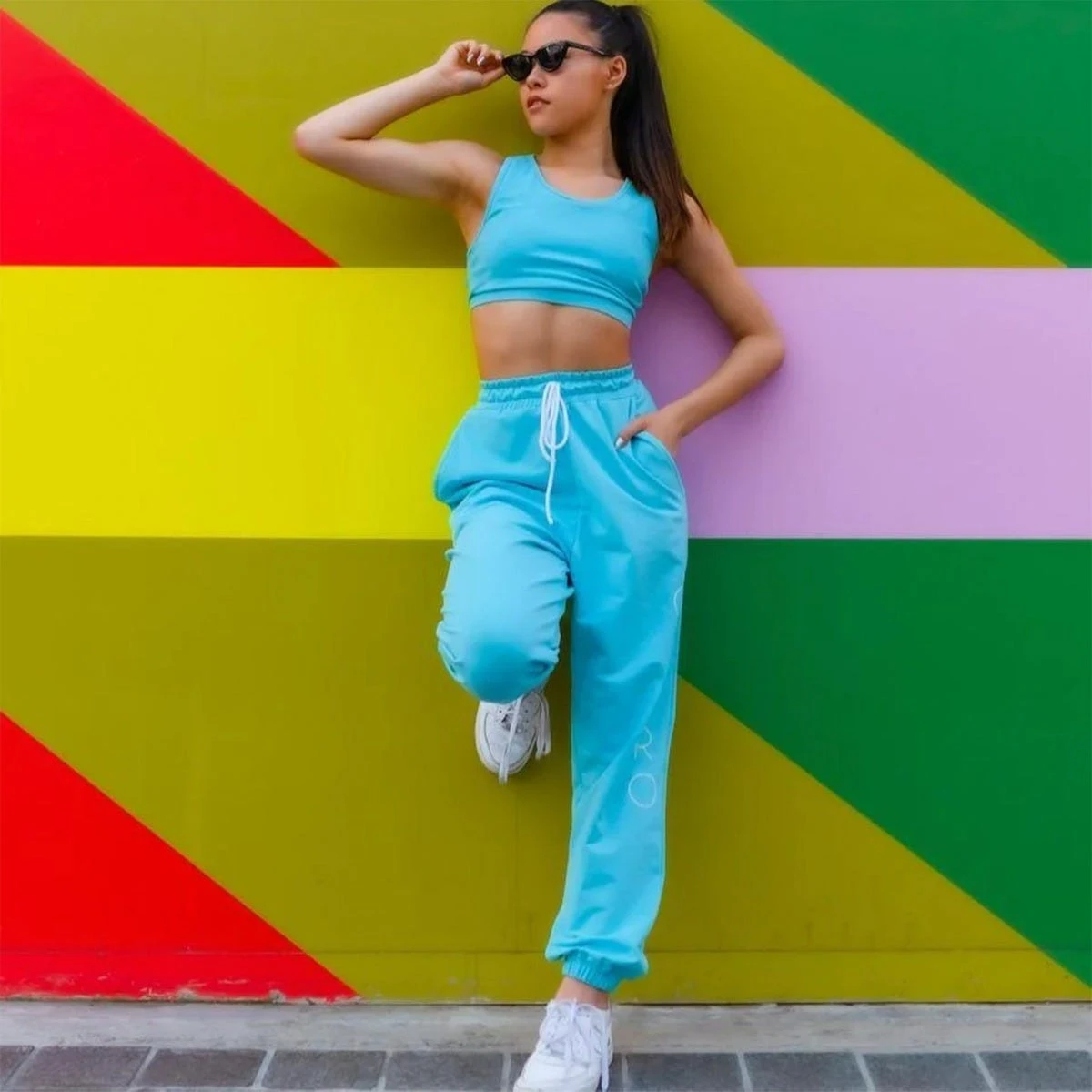 ONYRO Summer Pastel Oversized Joggers 5 ONYRO Summer Pastel Oversized Joggers - Image 5