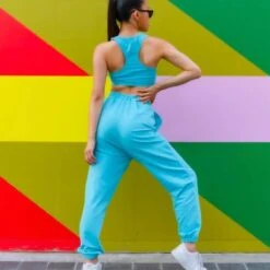 ONYRO Summer Pastel Oversized Joggers 15 ONYRO Summer Pastel Oversized Joggers -Cheap Fit Dance Wear Store on09 mint 2