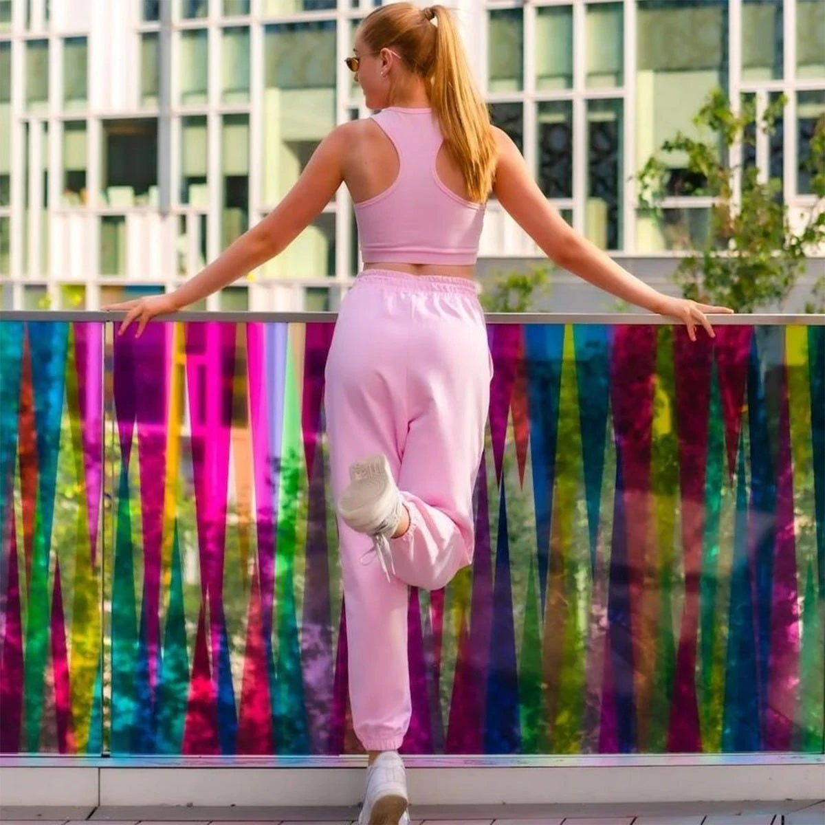 ONYRO Summer Pastel Oversized Joggers 2 ONYRO Summer Pastel Oversized Joggers - Image 2