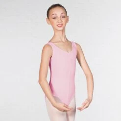 1st Position Angela Ruched Front Leotard -Cheap Fit Dance Wear Store pale pink q2a ppnk 5
