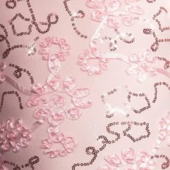 1st Position Flower Pattern Lyrical Dress -Cheap Fit Dance Wear Store pink cold0020 pink fabric 3