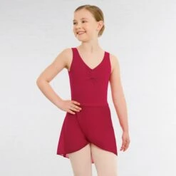 1st Position Wrapover Skirt (ISTD Style) -Cheap Fit Dance Wear Store plum ad107 plum 1 4