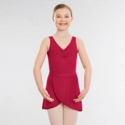 1st Position Wrapover Skirt (ISTD Style) -Cheap Fit Dance Wear Store plum ad107 plum 2 4