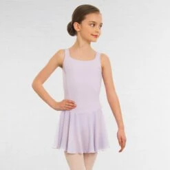 1st Position Meryl Skirted Leotard -Cheap Fit Dance Wear Store qbo9 lilac