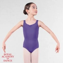 RAD Approved Anna Princess Line Adjustable Ruche Front Leotard -Cheap Fit Dance Wear Store rad002 lav 21