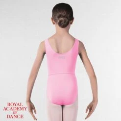 RAD Approved Megan Princess Line Sleeveless Leotard -Cheap Fit Dance Wear Store rad003 pink back 21