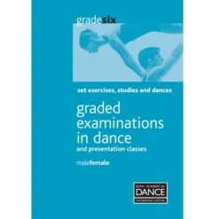 RAD Grade 6 Male/Female Set Exercises Studies And Dances Book