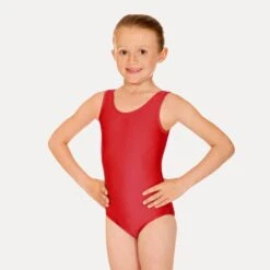 Roch Valley Joanne Sleeveless Leotard -Cheap Fit Dance Wear Store red rvjo red 3