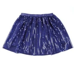 Sequin Pull On Skirt (Adult One Size) -Cheap Fit Dance Wear Store royal blue w1202d ids10 12
