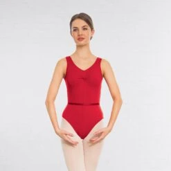 1st Position Anne Grades III/V Leotard -Cheap Fit Dance Wear Store ruby red q03 red 3