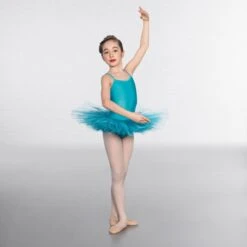 1st Position Nylon Elastane 5 Layer Tutu 19 1st Position Nylon Elastane 5 Layer Tutu -Cheap Fit Dance Wear Store turquoise cotu0021 turq 2