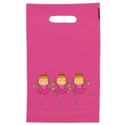 Small Carrier Bags Little Ballerinas Pk 50