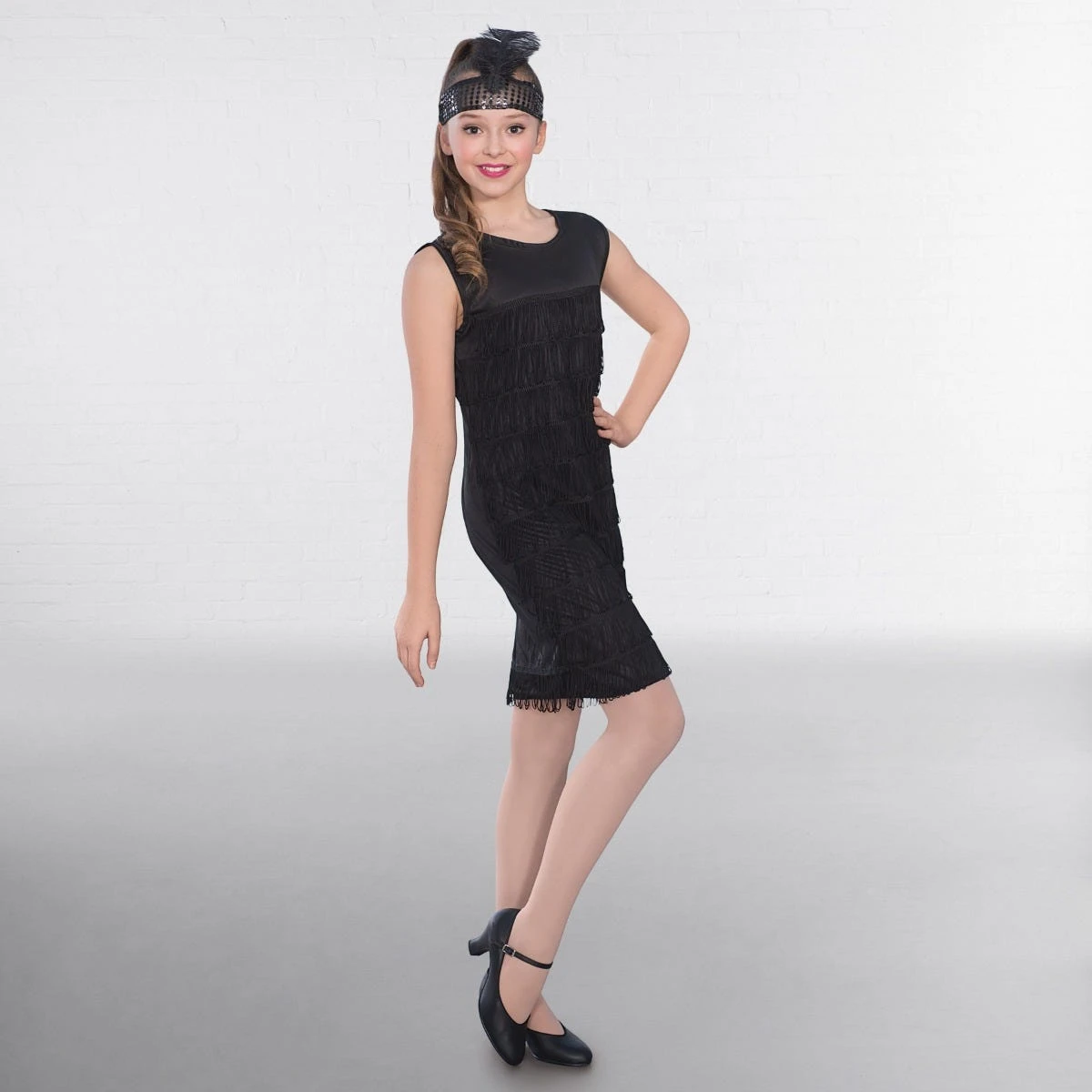 Black Flapper Dress Childs 1 Black Flapper Dress Childs