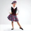 Scotswoman Outfit (Top, Skirt, Hat)