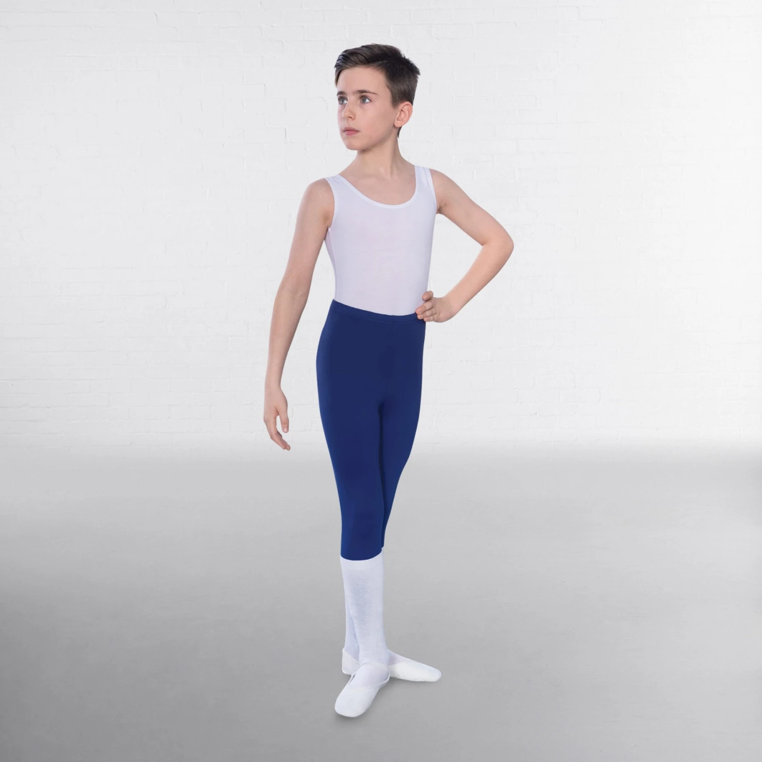 1st Position Male Sleeveless Scoop Neck Leotard 1 1st Position Male Sleeveless Scoop Neck Leotard