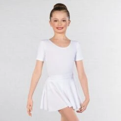 1st Position Circular Skirt -Cheap Fit Dance Wear Store white 860 wh 13