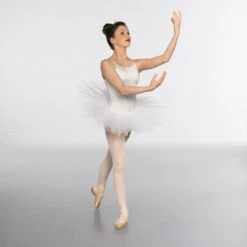 1st Position Nylon Elastane 5 Layer Tutu 20 1st Position Nylon Elastane 5 Layer Tutu -Cheap Fit Dance Wear Store white cotu0021 white 3