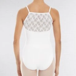 Intermezzo Childs Cami With Lace Back -Cheap Fit Dance Wear Store white leo31312 white back 2